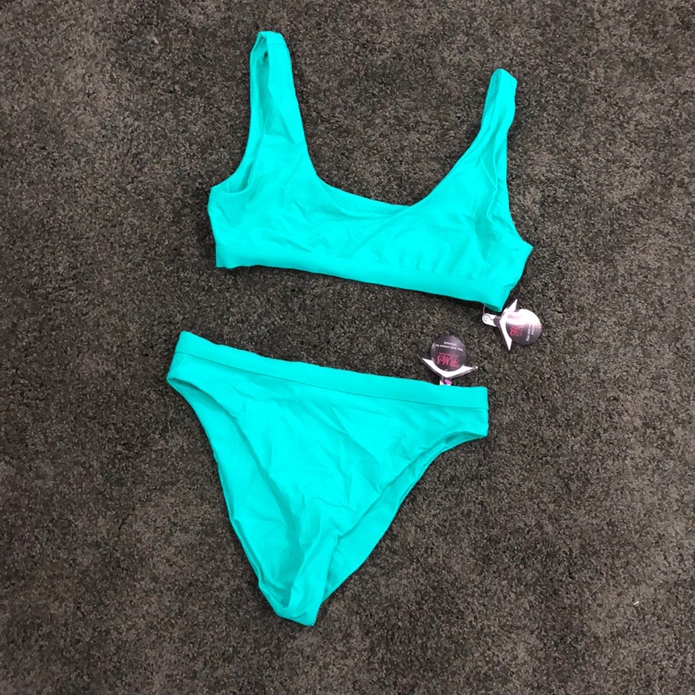 Turquoise bikini